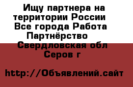 Ищу партнера на территории России  - Все города Работа » Партнёрство   . Свердловская обл.,Серов г.
